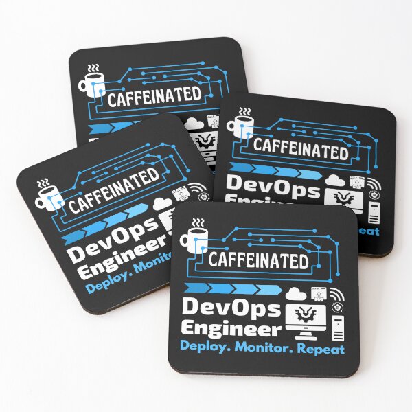 Item preview, DevOps Engineer. Deploy. Monitor. Repeat | White Font designed and sold by FocusChillax.