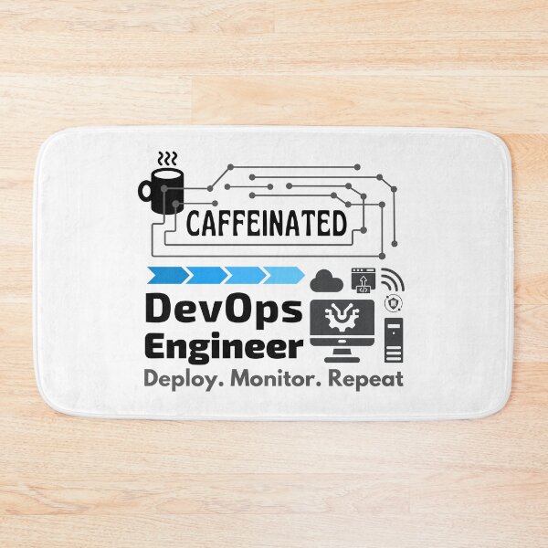 Item preview, DevOps Engineer. Deploy. Monitor. Repeat | White Font designed and sold by FocusChillax.