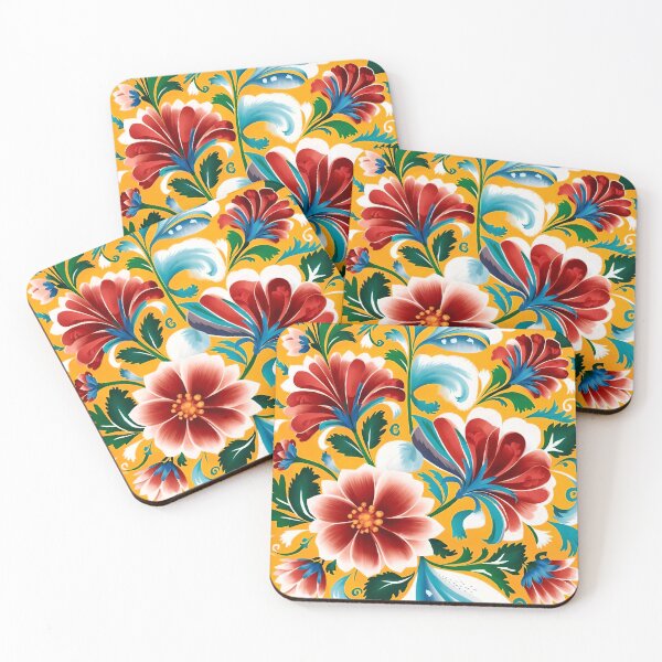 Item preview, Norwegian Telemark Rosemaling,traditional folk art elements. designed and sold by Madebysomeny.