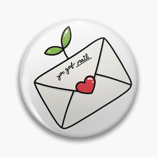 Item preview, You have mail! - Cute envelope with plant and heart designed and sold by GingerandMilk.