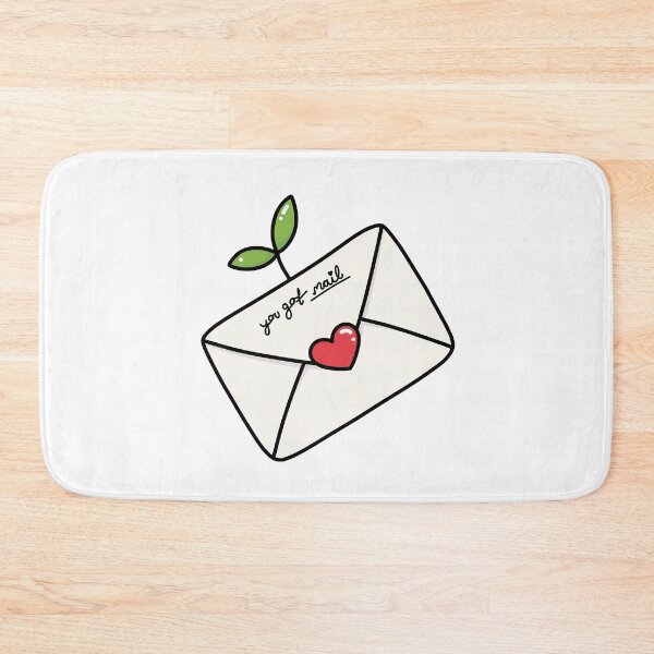 Item preview, You have mail! - Cute envelope with plant and heart designed and sold by GingerandMilk.