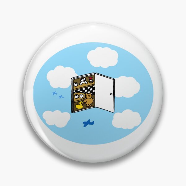 Item preview, a Cat and a Duck on the door in the sky designed and sold by superbaechoo.
