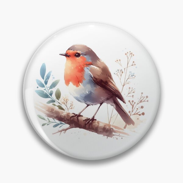 Item preview, Birb on branch designed and sold by ColourWonder.