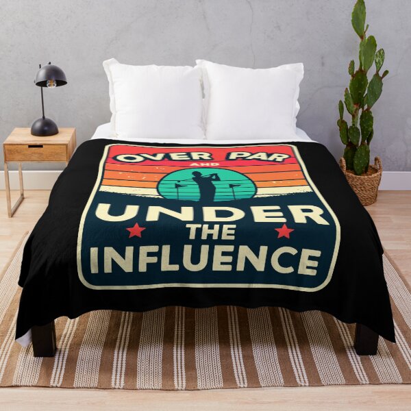Item preview, Over Par And Under The Influence Drinking Beer Funny Golfing designed and sold by Dressed For Duty.