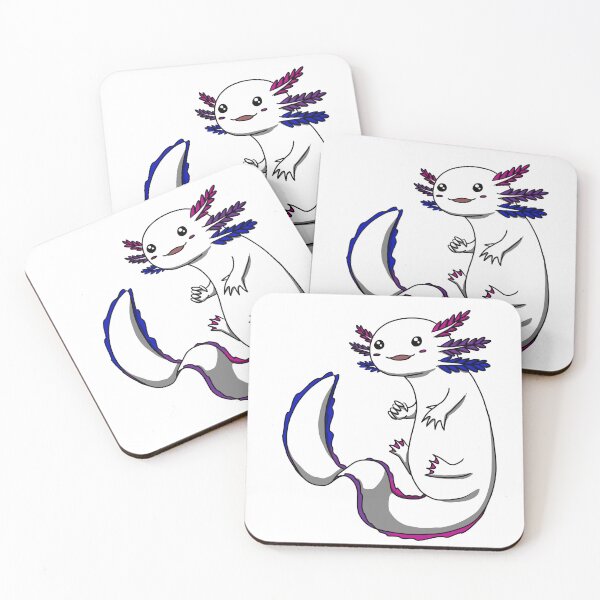 Item preview, Pride Axolotl: Bi designed and sold by StaticKlingShop.