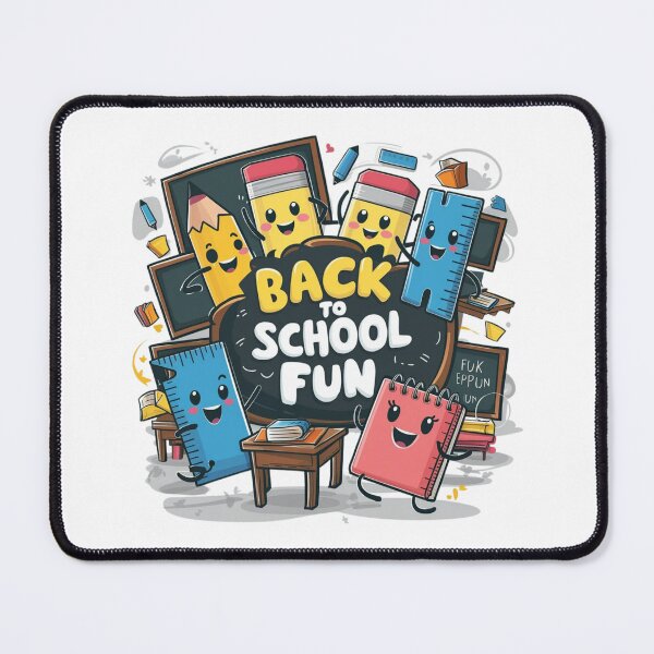 Item preview, Cute School Supplies Characters - Back to School Fun designed and sold by deluxedigital1.