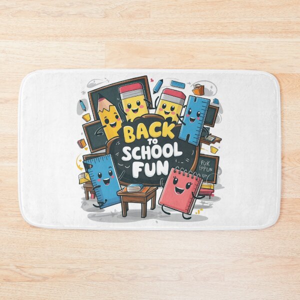 Item preview, Cute School Supplies Characters - Back to School Fun designed and sold by deluxedigital1.
