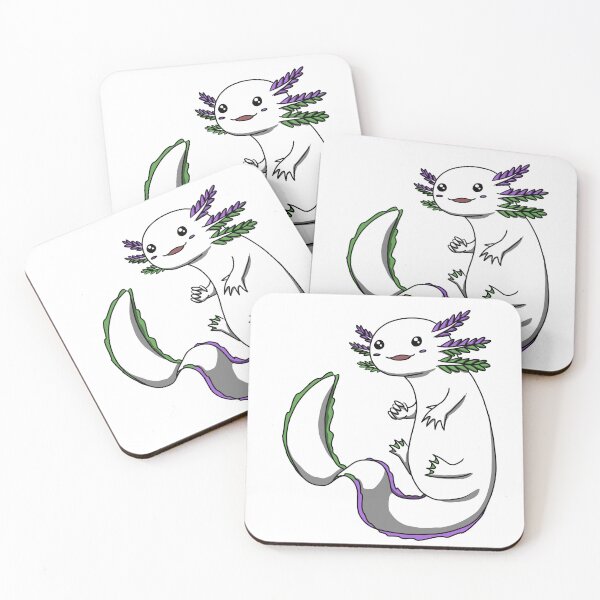 Artikelvorschau, Pride Axolotl: Genderqueer entworfen und verkauft von StaticKlingShop.
