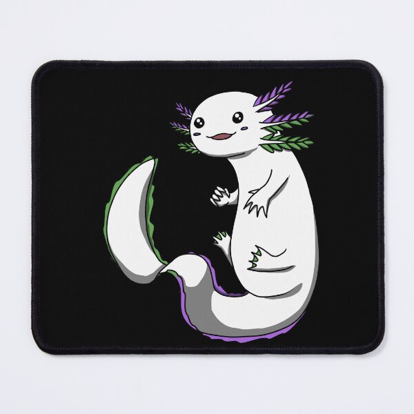 Artikelvorschau, Pride Axolotl: Genderqueer entworfen und verkauft von StaticKlingShop.