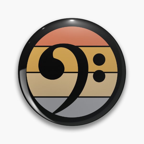 Item preview, bass guitar retro music symbol vintage guitarist basser designed and sold by AndreMi.