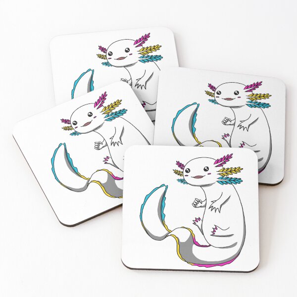 Item preview, Pride Axolotl: Pansexual designed and sold by StaticKlingShop.