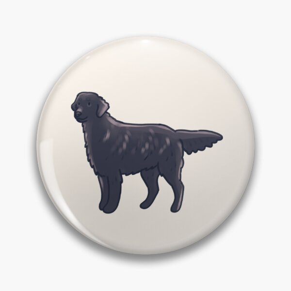 Item preview, Flat Coated Retriever dog art designed and sold by Artofmayara.