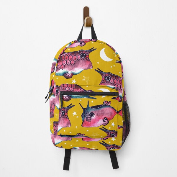 Item preview, Boxfish, Pink on mustard background designed and sold by Alex Blud.