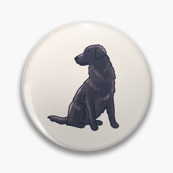 Item preview, Flat Coated Retriever dog illustration  designed and sold by Artofmayara.