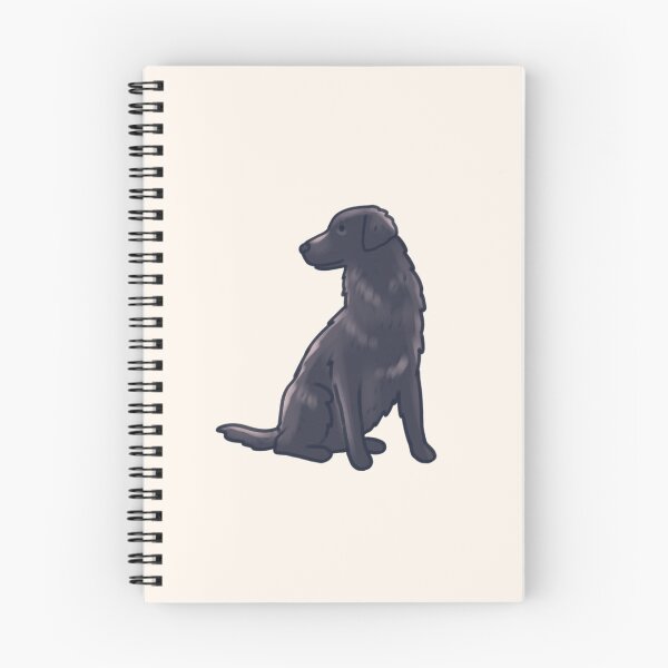 Item preview, Flat Coated Retriever dog illustration  designed and sold by Artofmayara.