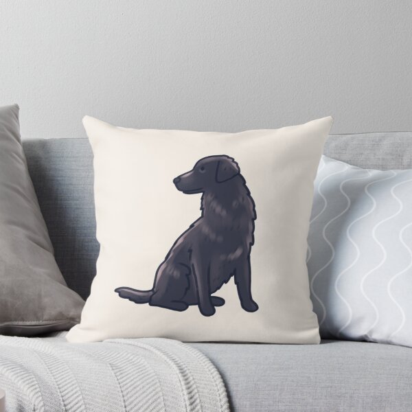 Item preview, Flat Coated Retriever dog illustration  designed and sold by Artofmayara.