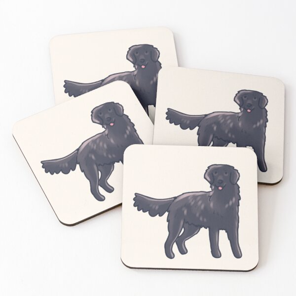 Item preview, Flat Coated Retriever dog drawing  designed and sold by Artofmayara.
