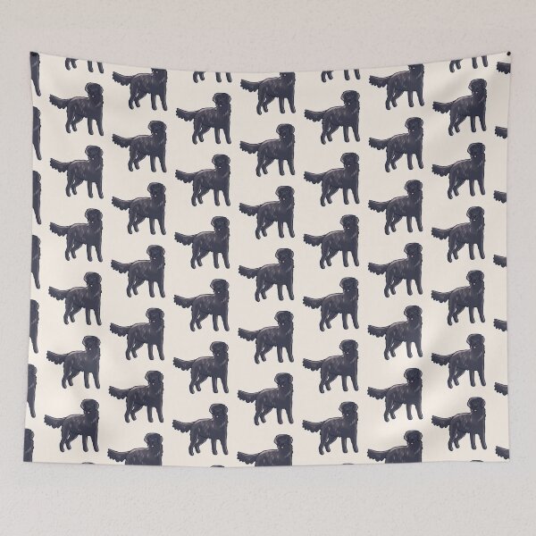 Item preview, Flat Coated Retriever dog drawing  designed and sold by Artofmayara.
