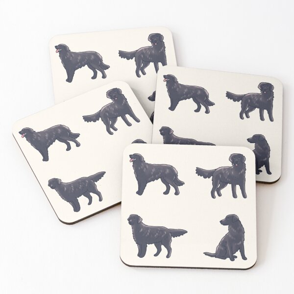 Item preview, flat coated retriever dog pack  designed and sold by Artofmayara.
