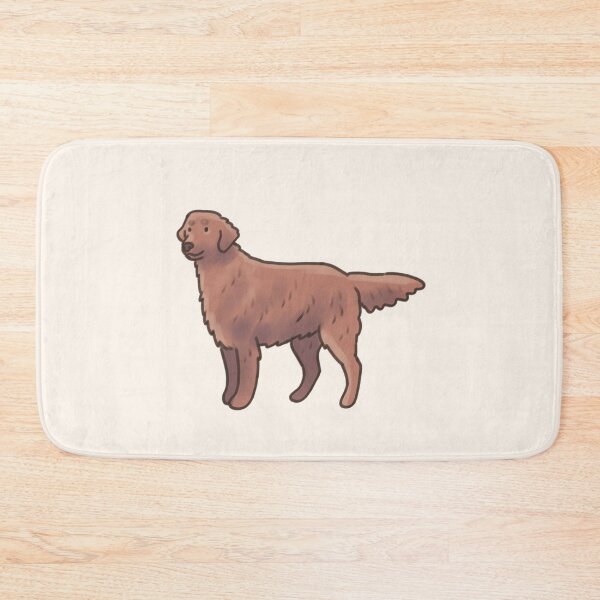 Item preview, Flat Coated Retriever dog illustration  designed and sold by Artofmayara.