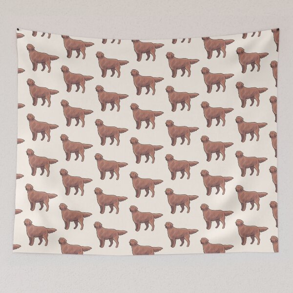 Item preview, Flat Coated Retriever dog illustration  designed and sold by Artofmayara.
