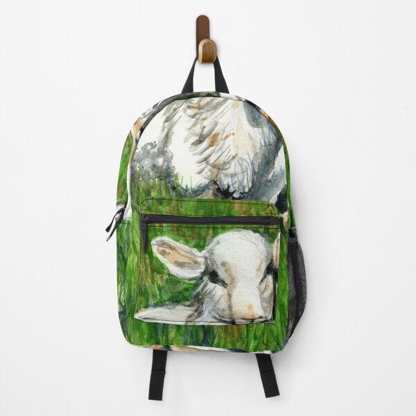 Item preview, Two lambs on the way down from Tre'r Ceiri, on the Llyn Peninsula, North Wales designed and sold by LymphomaLass.