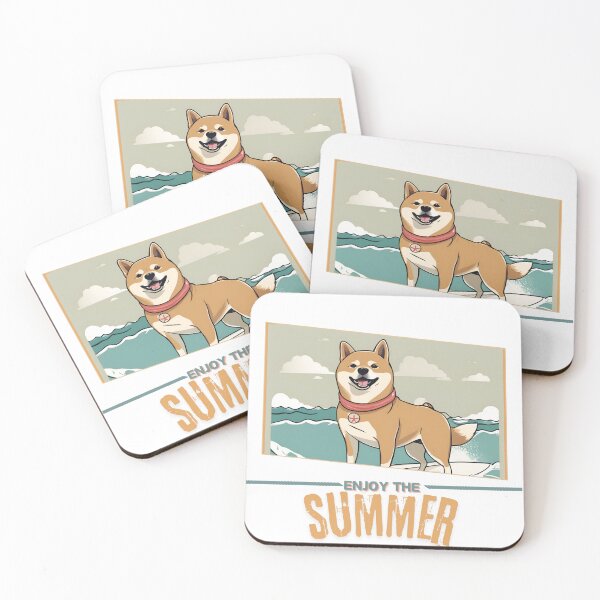 Item preview, Shiba inu Dog summer Holidays dog Enjoy the Summer  designed and sold by GoodyPaws.