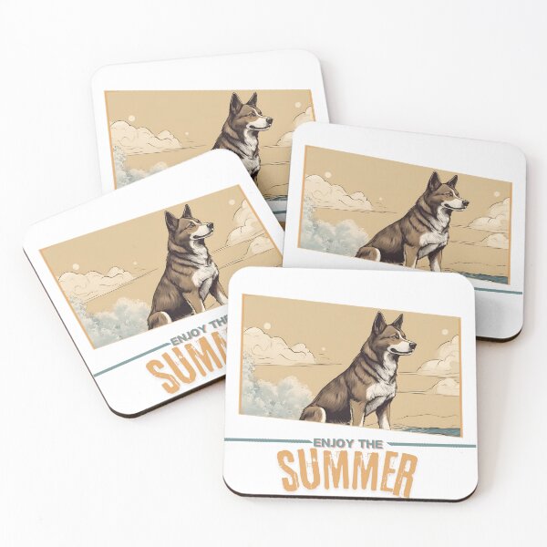 Item preview, West siberian laika Dog summer Holidays dog Enjoy the Summer  designed and sold by GoodyPaws.