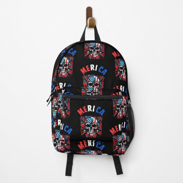 Item preview, Merica Skull designed and sold by WoodburyLake.