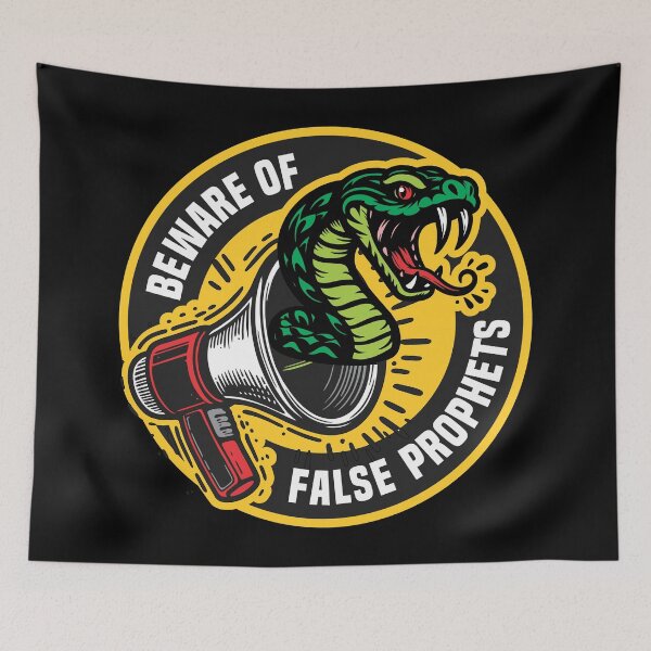Item preview, Beware Of False Prophets - Jesus Warning 9 - Christian designed and sold by Vector-Artist.