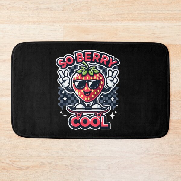 Item preview, Groovy So Berry Strawberry Fruit Cool Skateboard Lover designed and sold by Dressed For  Duty.
