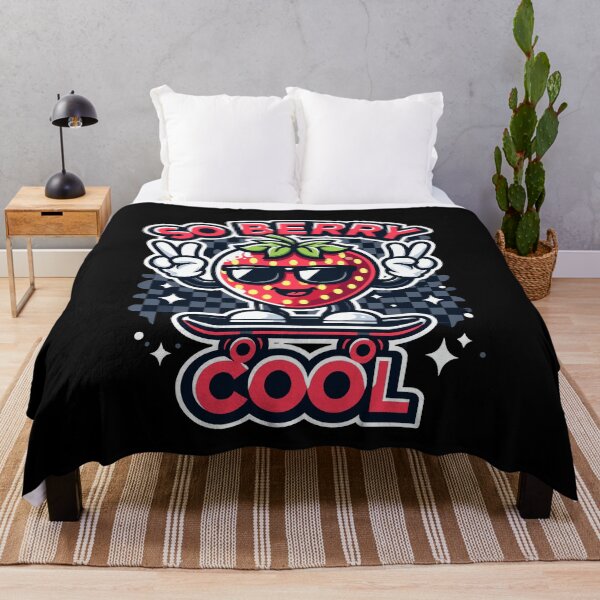 Item preview, Groovy So Berry Strawberry Fruit Cool Skateboard Lover designed and sold by Dressed For  Duty.