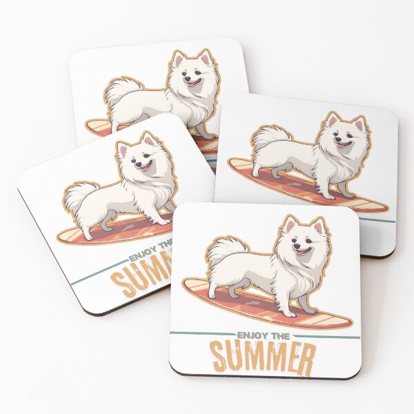 Item preview, american eskimo Dog Dog summer Holidays dog Enjoy the Summer  designed and sold by GoodyPaws.