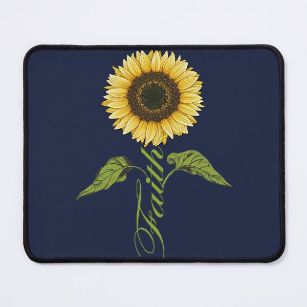 Item preview, Sunflower Faith Quote designed and sold by tamdevo1.