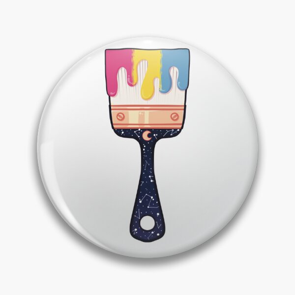 Item preview, Pride Brush - Night Version - Pansexual designed and sold by RaicyRose.