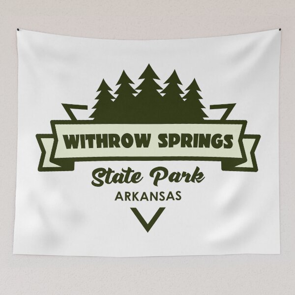 Item preview, Withrow Springs State Park Arkansas Trees And Ribbon designed and sold by bivenart.