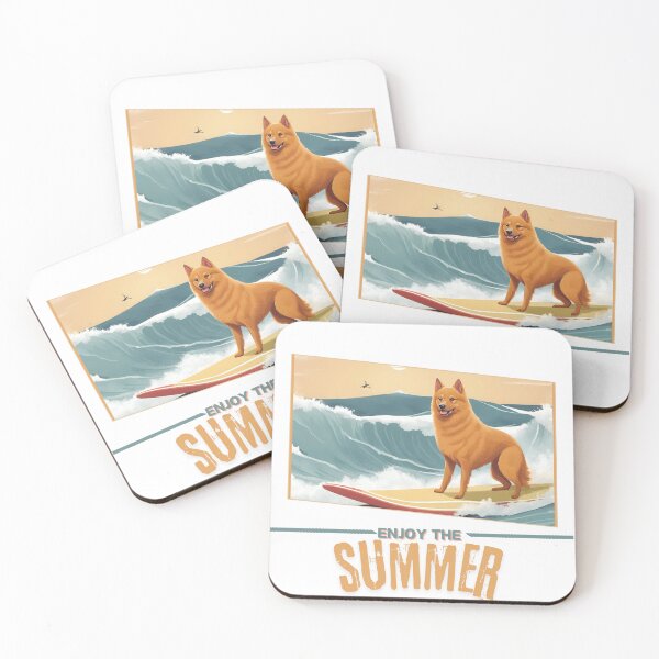 Item preview, Finnish spitz Dog Dog summer Holidays dog Enjoy the Summer  designed and sold by GoodyPaws.