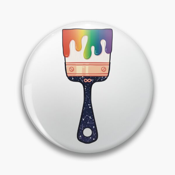 Aperçu de l'œuvre Pride Brush - Version Nuit - TSA / Autisme créée et vendue par RaicyRose.