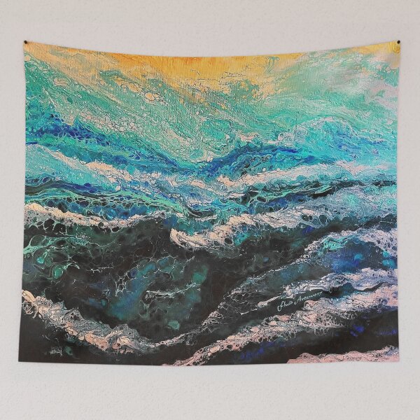 Item preview, Stormy Sea Shore designed and sold by Fluid Artzworx.