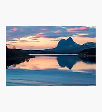 Suilven ein Winter-Sonnenuntergang Fotodruck