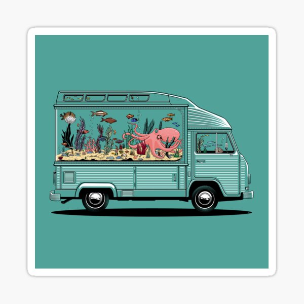 Trucktopus - Camperarium Sticker