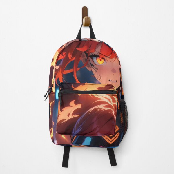 Item preview, Futuristic Anime Fire Goddess designed and sold by ByteyCreatives.
