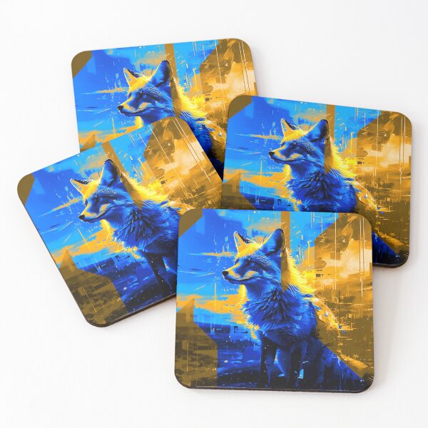 Item preview, Foxy Blue Gold designed and sold by AW2 Designs.