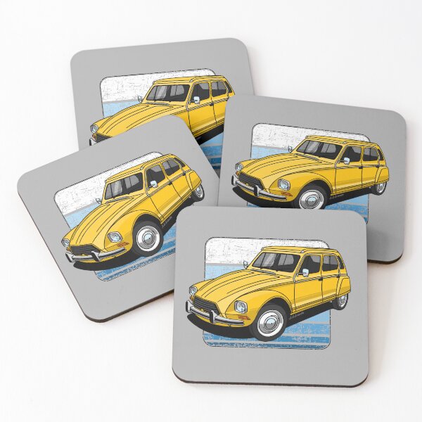 Item preview, My drawing of the car for lovely people (yellow) designed and sold by designjaag.