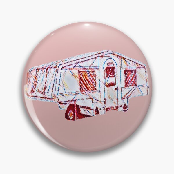 Item preview, Glitch inspired Trailer Tent designed and sold by BeccaAelishe.