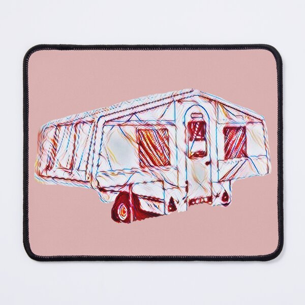 Item preview, Glitch inspired Trailer Tent designed and sold by BeccaAelishe.