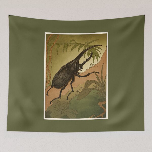 Item preview, Beetle Illustration designed and sold by globbs.