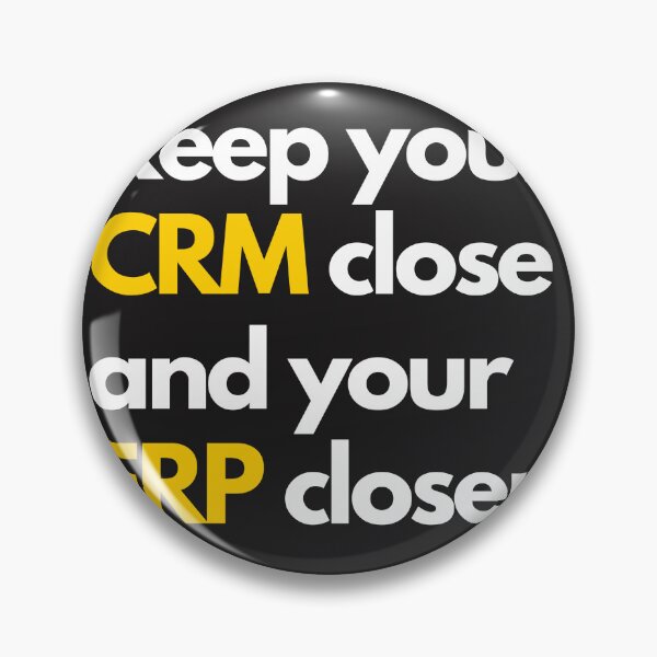 Item preview, Keep your CRM close and your ERP closer designed and sold by creativemondays.