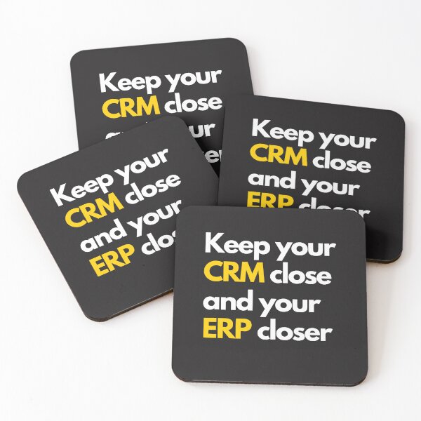 Item preview, Keep your CRM close and your ERP closer designed and sold by creativemondays.