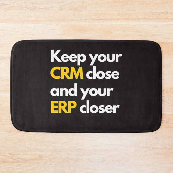 Item preview, Keep your CRM close and your ERP closer designed and sold by creativemondays.